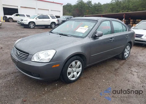 2008 Kia Optima Lx из США, поврежденный, VIN KNAGE123785169151